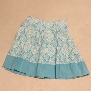 Apt. 9 Blue Pleated Skirt